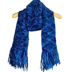 🆕Beautiful Hand-Knit Extra-Long Scarf, OS